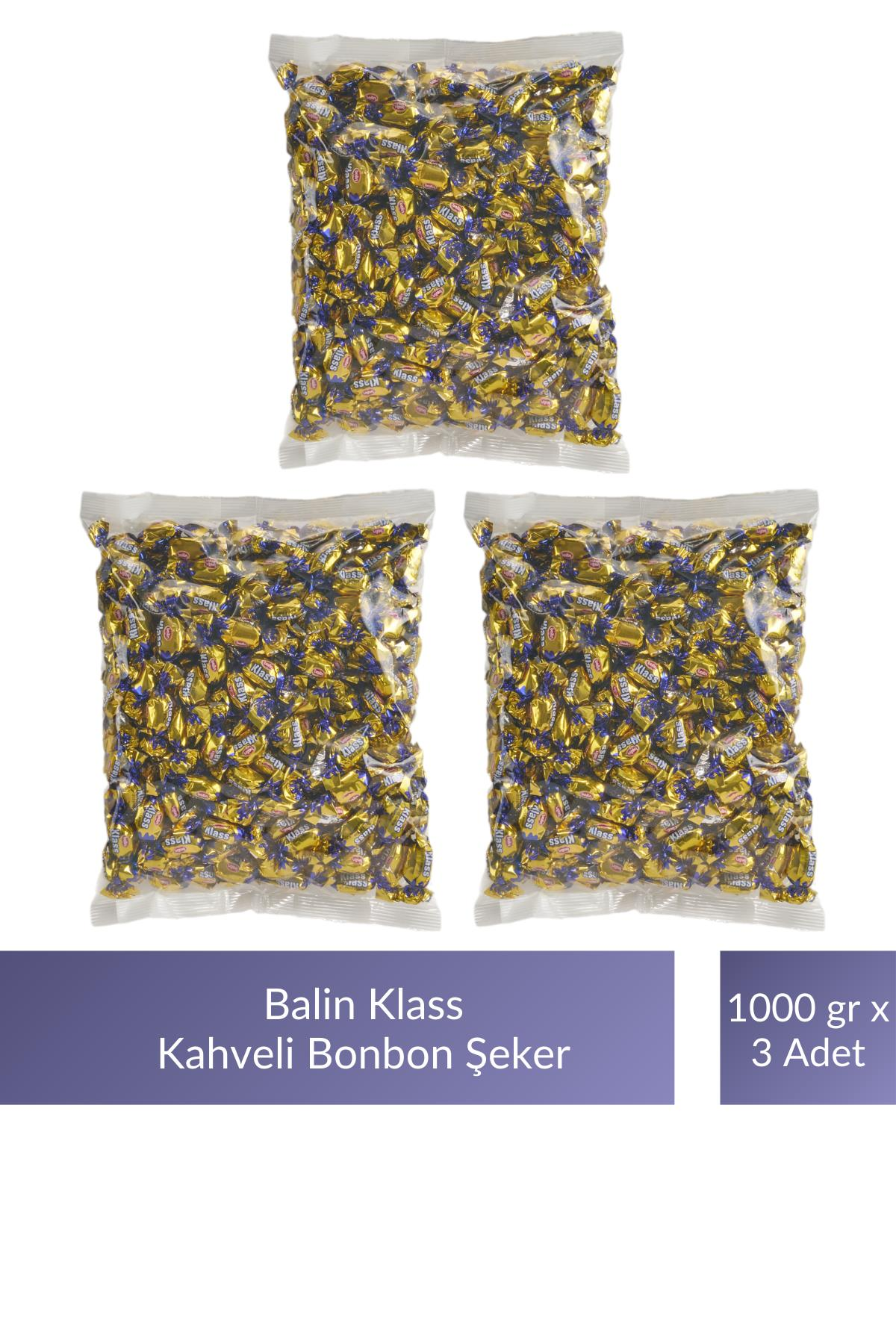 Balin Poşet Klass Sütlü Bonbon Şeker 1000 gr x 3 Adet
