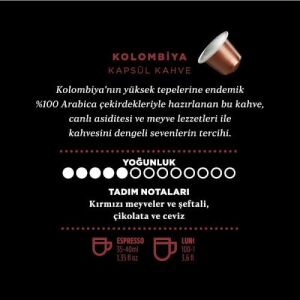 Kahve Dünyası 5 Explore Colombia Kapsül Kahve 100 Kapsül
