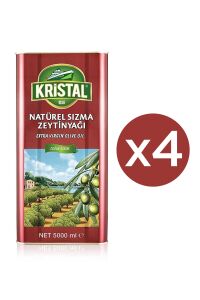 Natürel Sızma Zeytinyağı 5 L Teneke Dg X 4 Adet (toplam: 20 Litre)