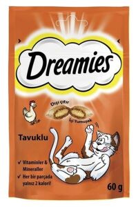Dreamies Tavuklu Kedi Ödül Maması 60 gr x 3 Adet