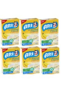 12 Vitaminli 6 Mineralli Sütlü Muzlu Pirinç Unu 250 gr 6'lı