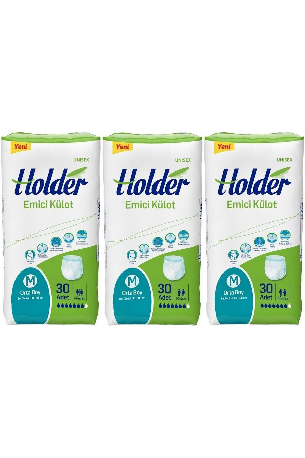 Holder Emici Külot Yetişkin Hasta Bezi Medium 90 Adet