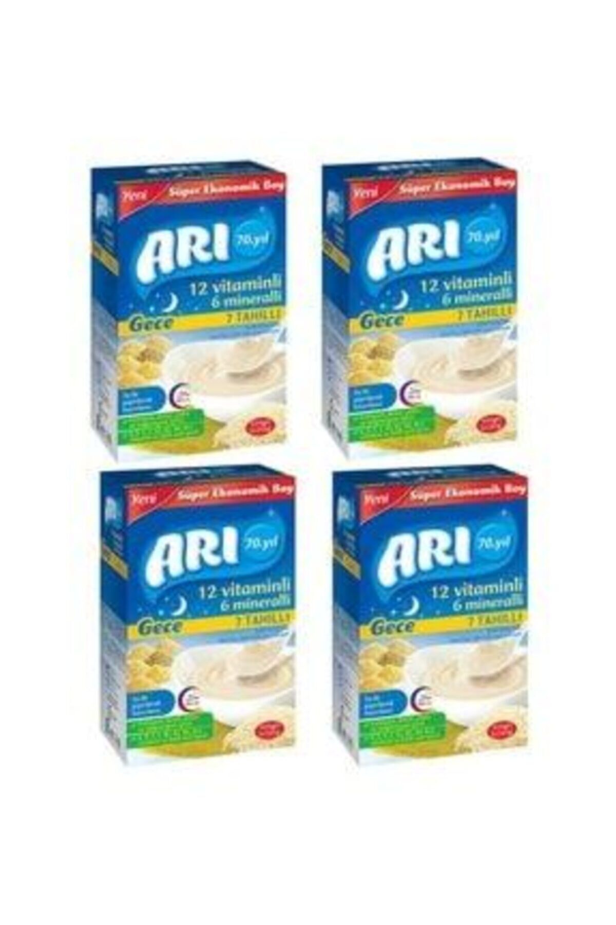 Arı Mama 7 Tahıllı 500gr Gece 4 Paket