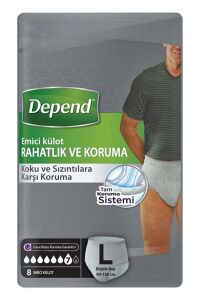 Emici Külot Büyük Boy Erkek 8'li x 3 Adet