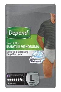 Emici Külot Büyük Boy Erkek 8'li x 3 Adet
