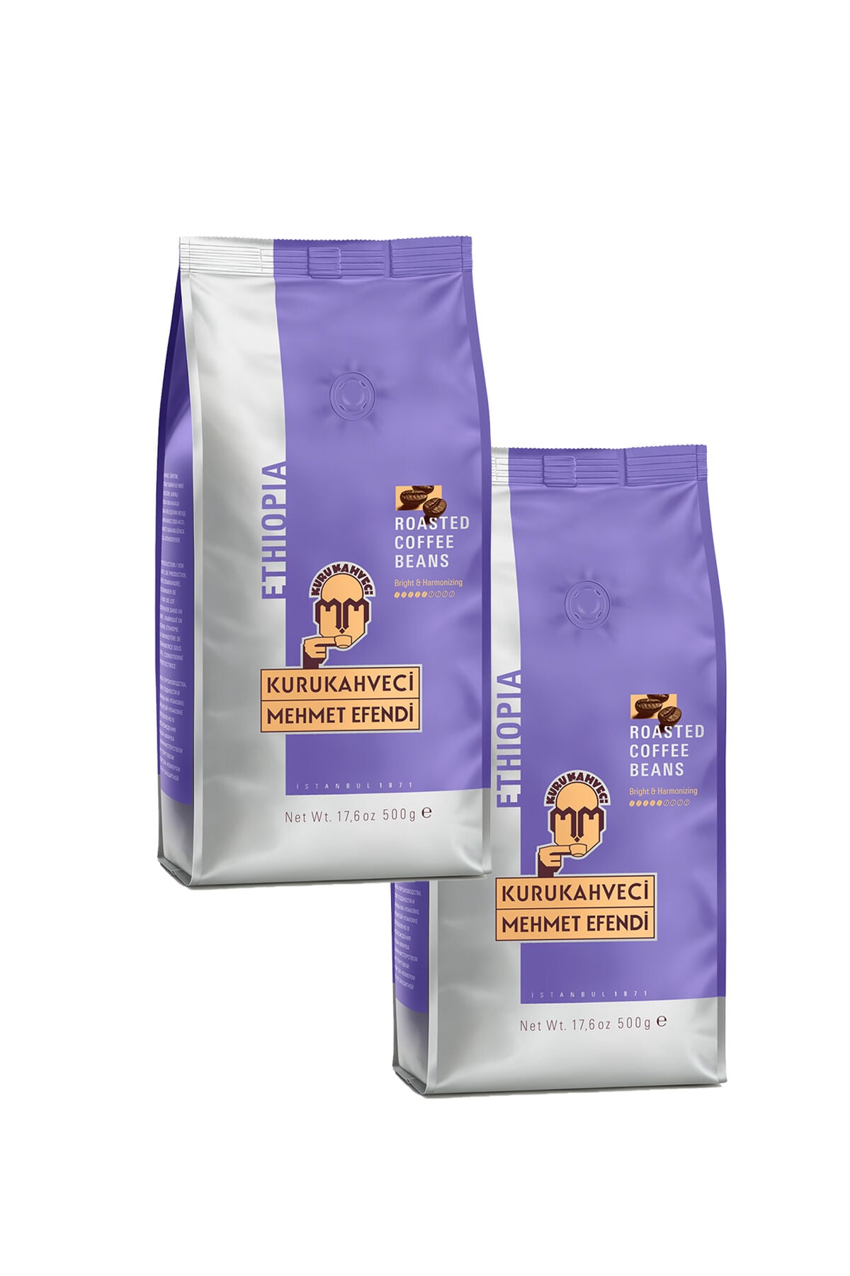 Mehmet Efendi ETHIOPIAN Çekirdek Kahve 500 GR x 2 Adet