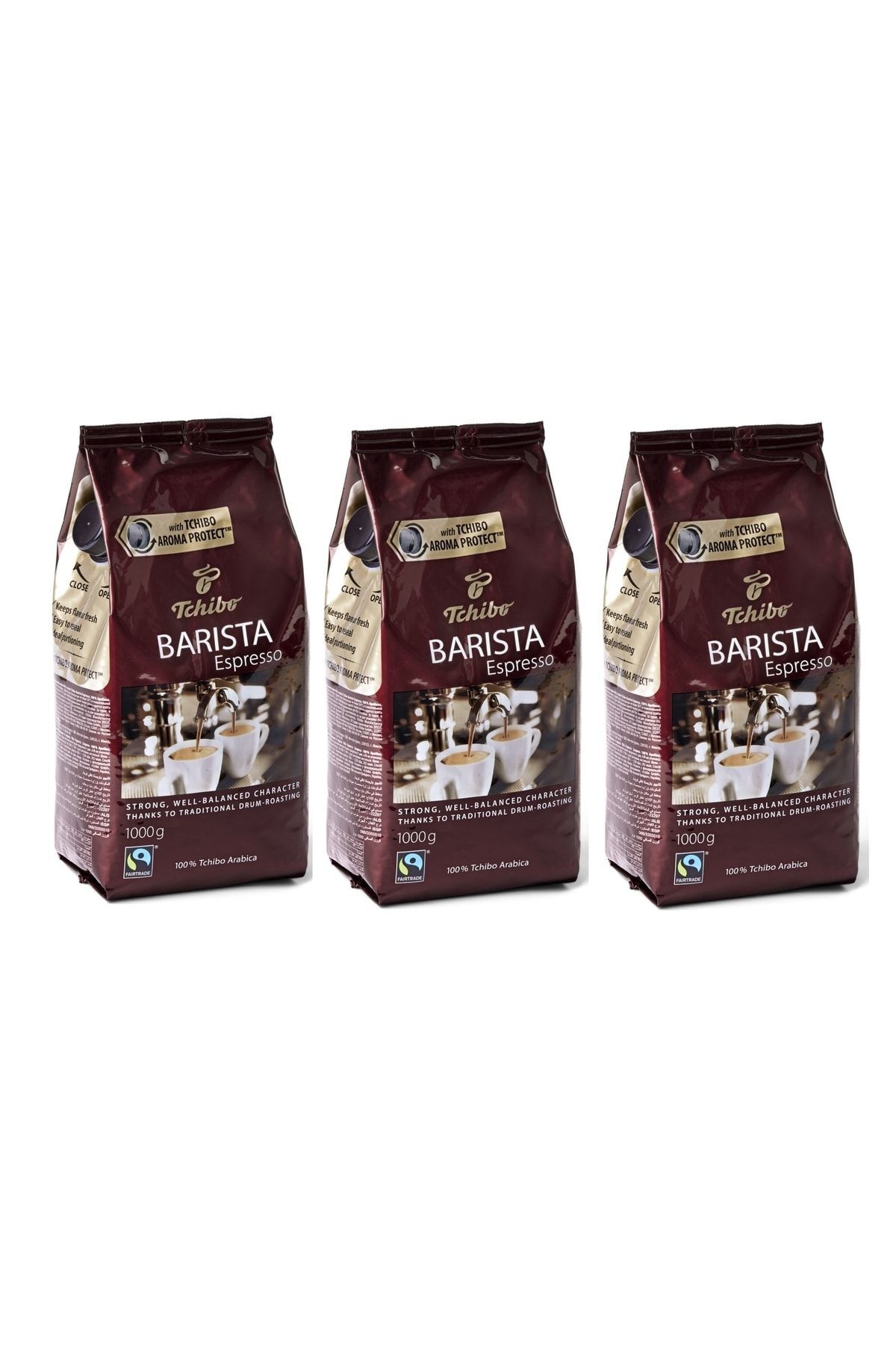 Barista Espresso Çekirdek Kahve 3 Adet 1kg