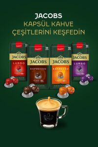 Jacobs Espresso 10 Intenso Kapsül Kahve 10 x 5 Paket (50 Adet) Nespresso Uyumlu
