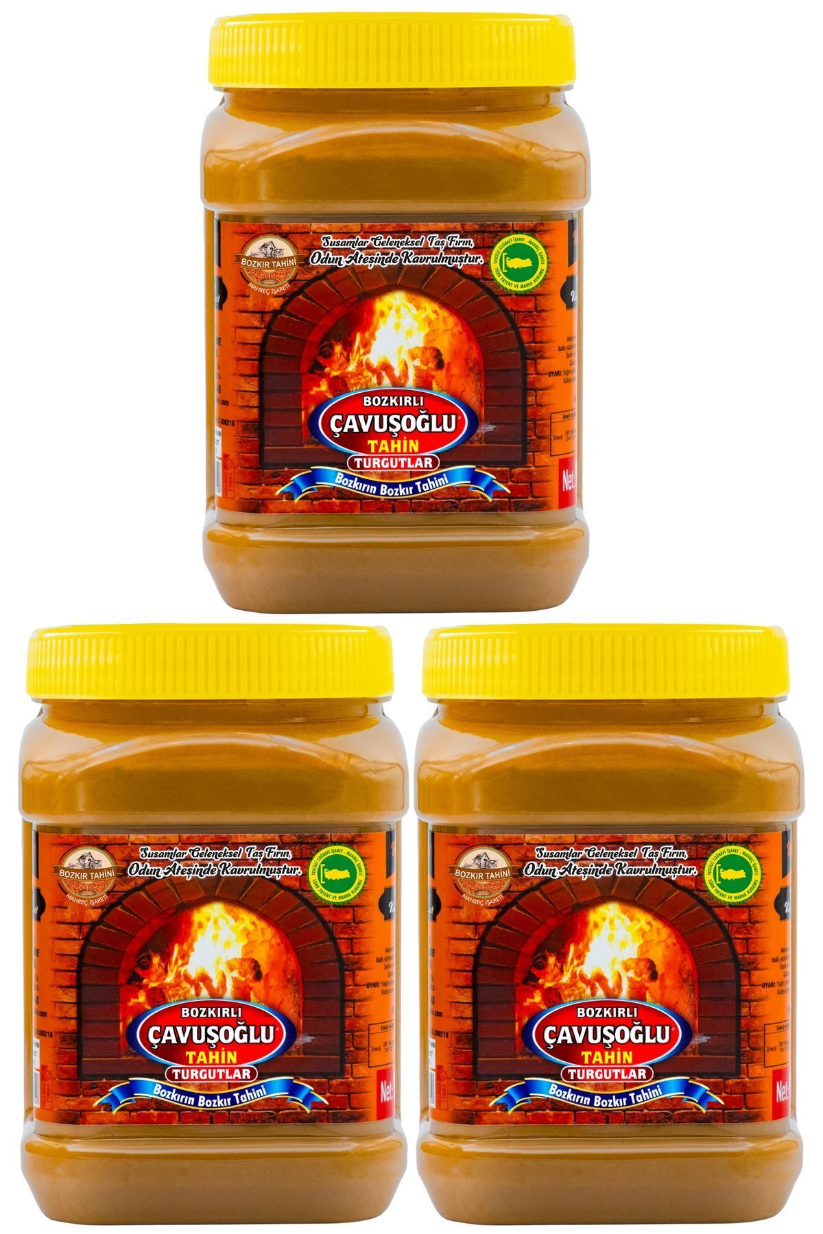 Odun Ateşinde Bozkır Tahini Kepekli 3 Lü Paket