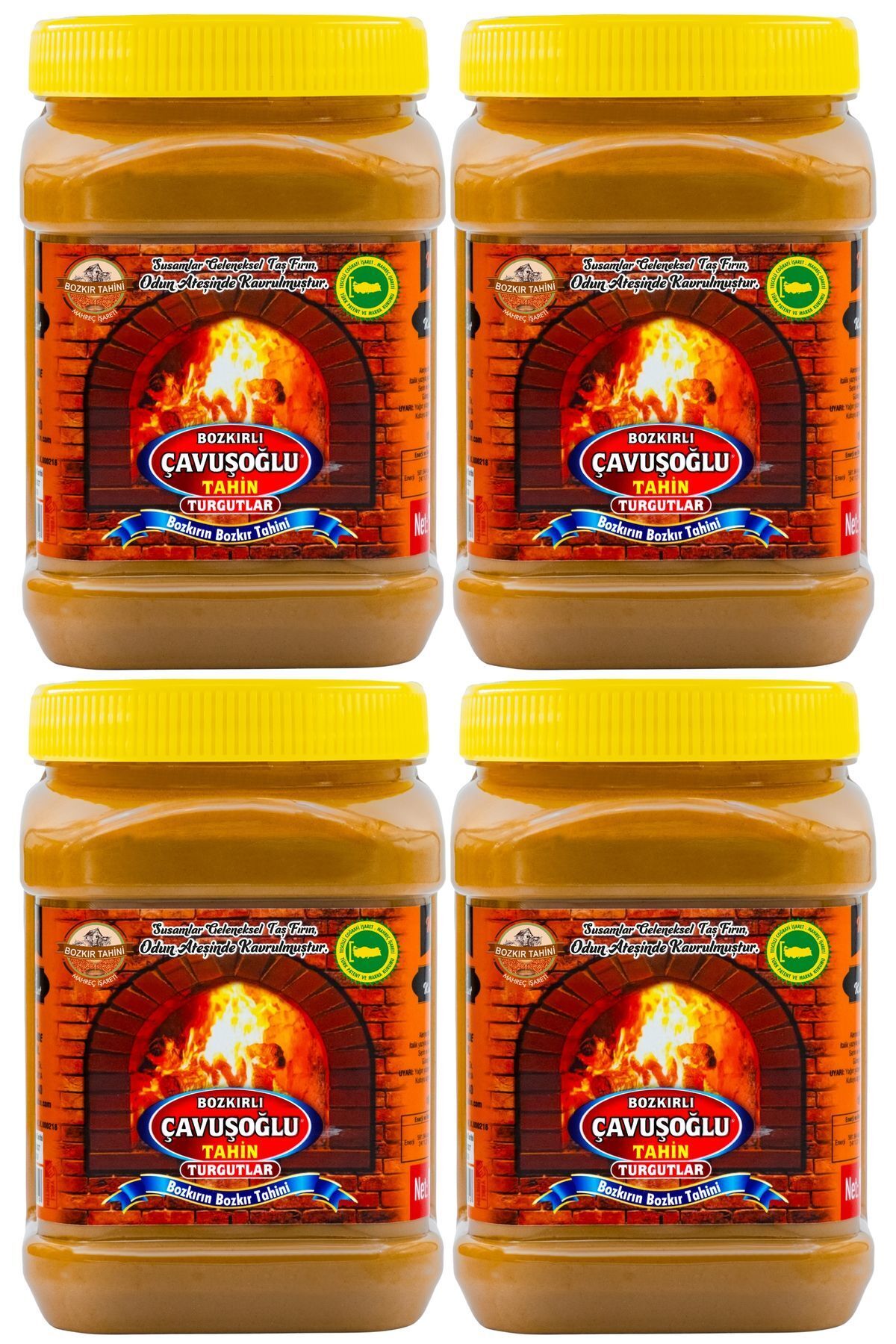 Odun Ateşinde Bozkır Tahini Kepekli 4'lü Paket