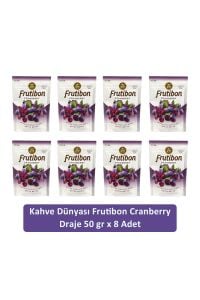 Kahve Dünyası Cranberry Frutibon 50 GR x 8 Adet
