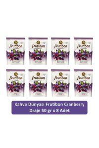 Kahve Dünyası Cranberry Frutibon 50 GR x 8 Adet