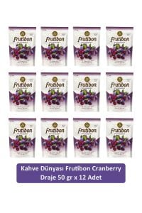 Kahve Dünyası Cranberry Frutibon 50 GR x 12 Adet