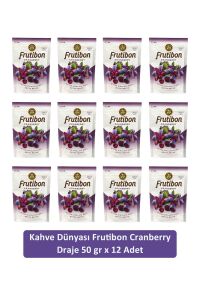 Kahve Dünyası Cranberry Frutibon 50 GR x 12 Adet