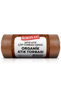 Organik Atık Torbası 80 x 110 cm Kahverengi - 10 Adet