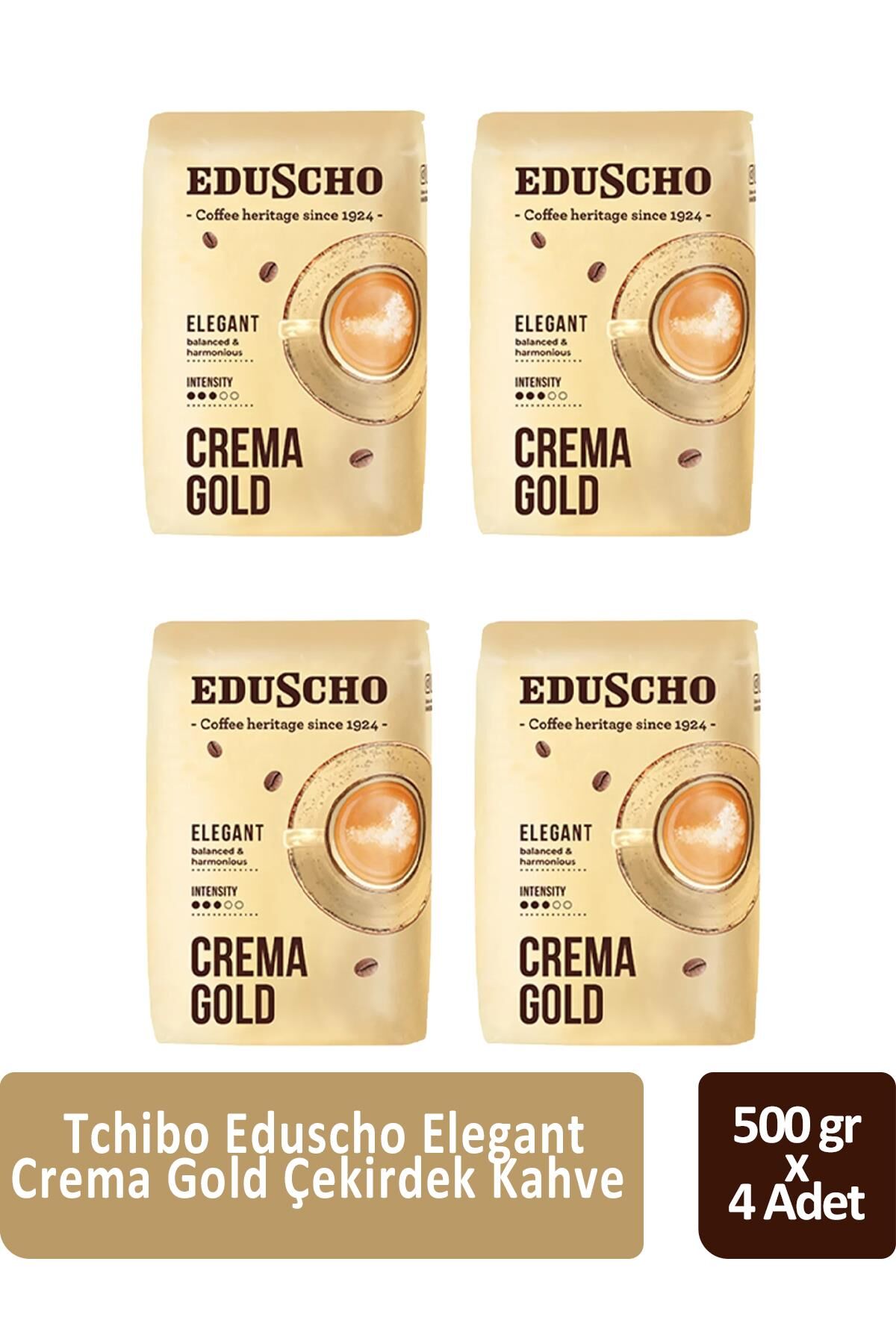 Tchibo Eduscho Elegant Crema Gold 500 gr x 4 Adet