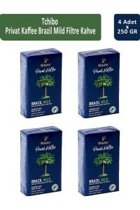 Tchibo Privat Brazil Mild Filtre Kahve 250 gr x 4 Adet