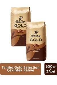 Tchibo Gold Selection Çekirdek Kahve 1000 gr x 2 Adet