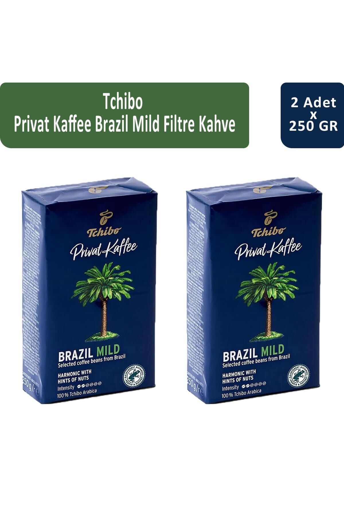 Tchibo Privat Brazil Mild Filtre Kahve 250 gr x 2 Adet