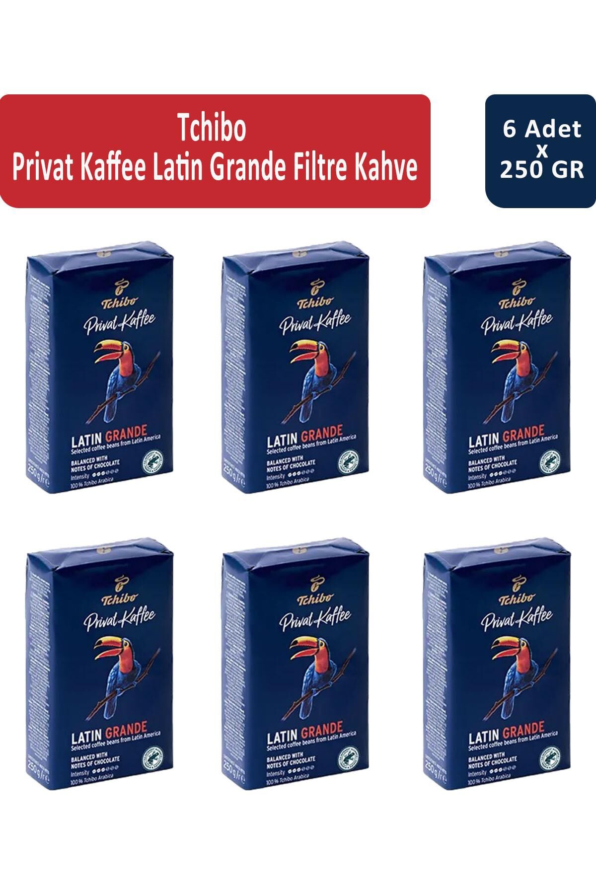 Tchibo Privat Latin Grande Filtre Kahve 250 gr x 6 Adet