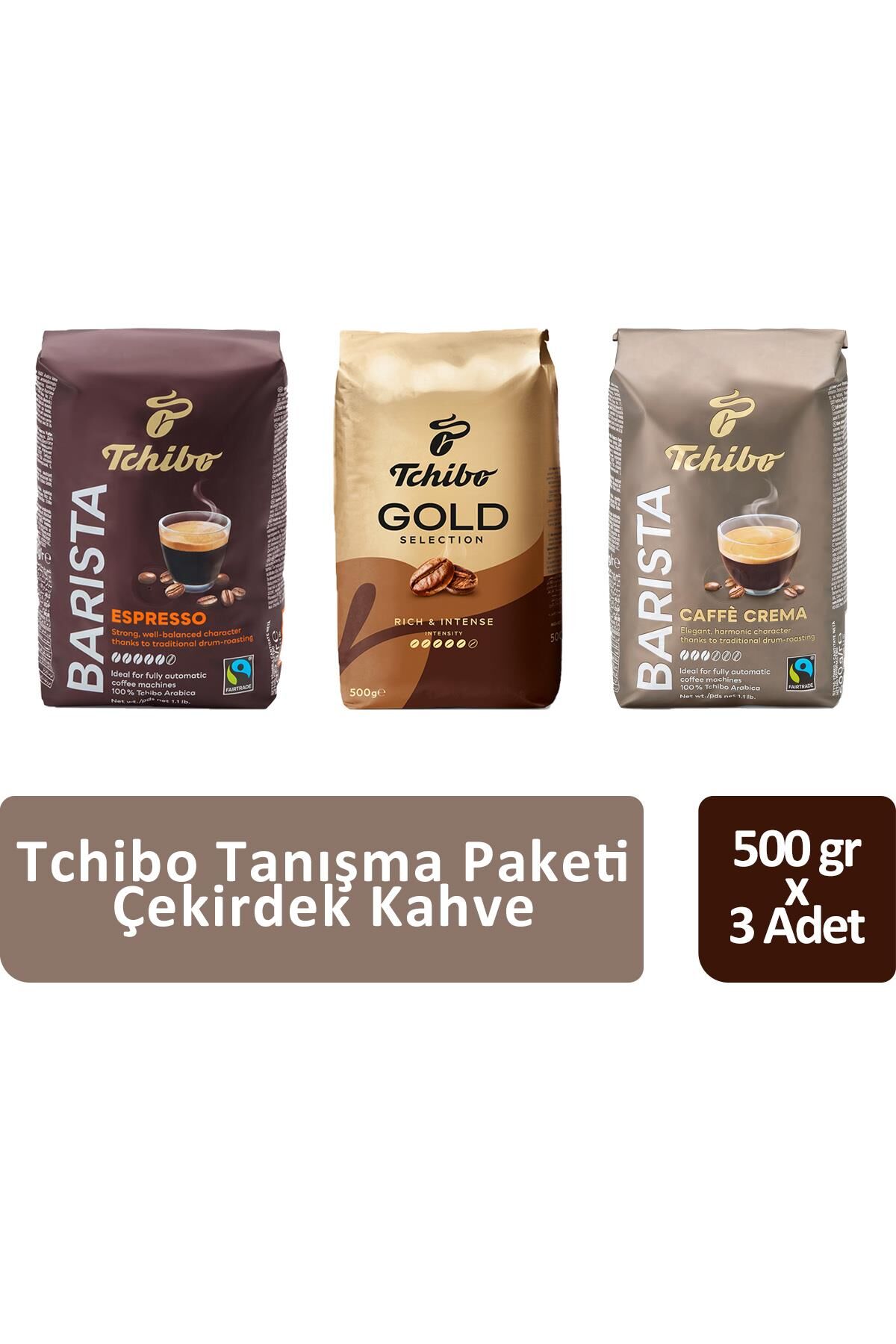 Tchibo Tanışma Paketi Çekirdek Kahve 500 gr x 3 Adet