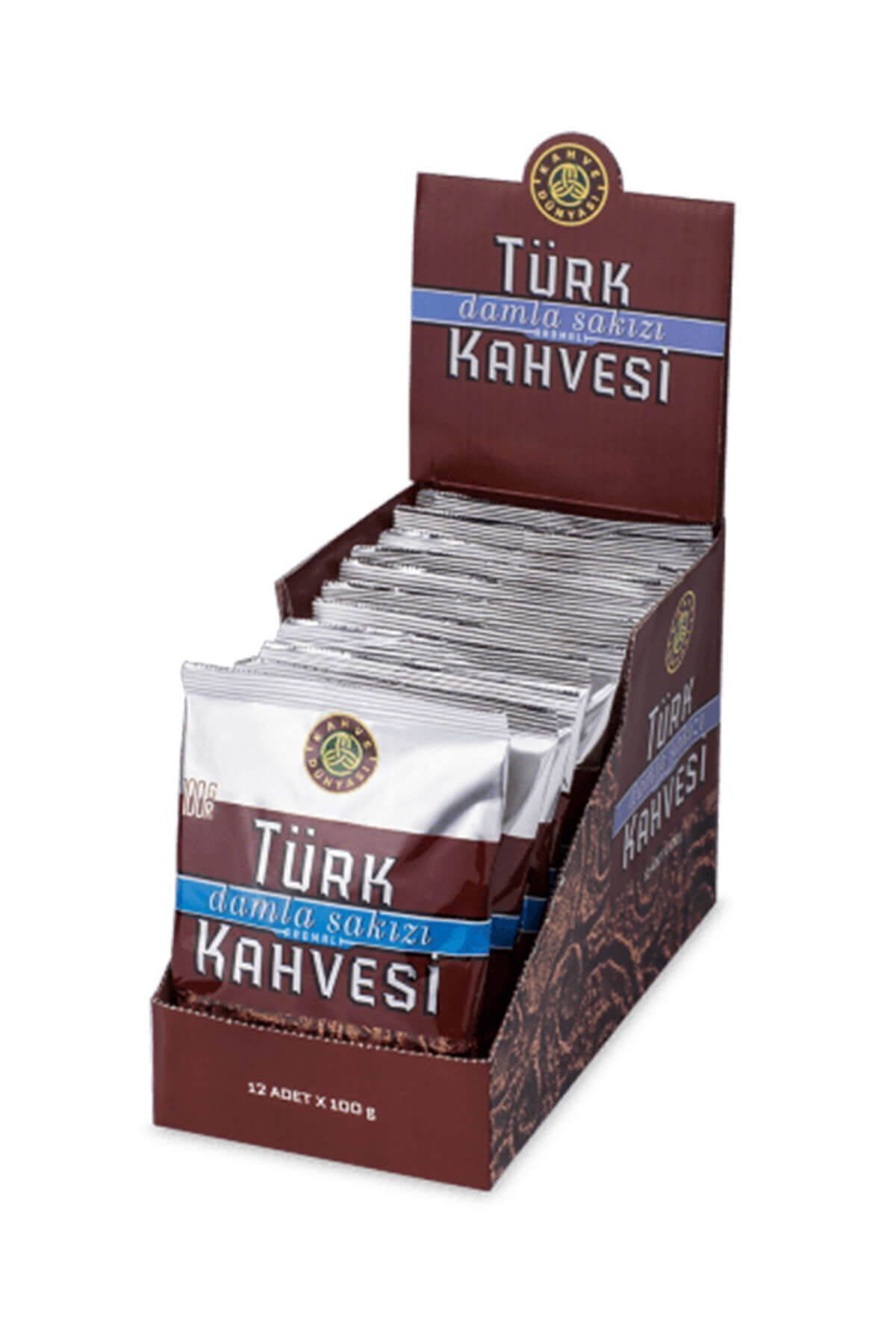 Kahve Dünyası Damla Sakızlı Türk Kahvesi 100 gr x 12 Adet