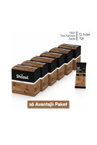 Shazel Hazır Türk Kahvesi Sade x 6 Adet