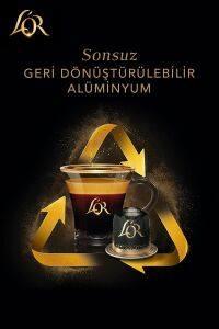 L'OR - Lungo Profondo - Intensity 8 - Nespresso Uyumlu Kapsül Kahve Fırsat Paketi 10 x 10 Paket (100 Adet)