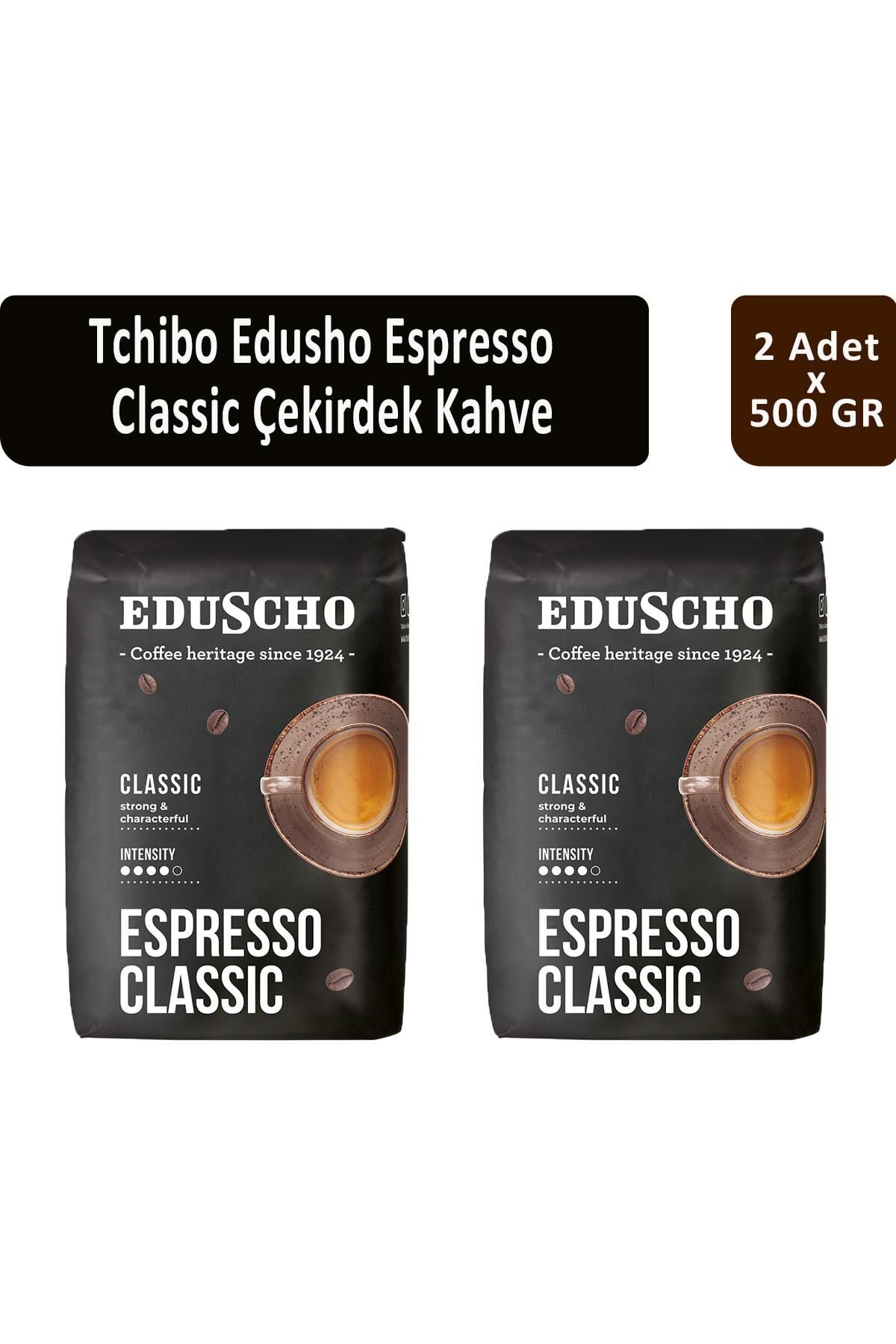 Tchibo Eduscho Caffe Espresso Classic 500 gr x 2 Adet