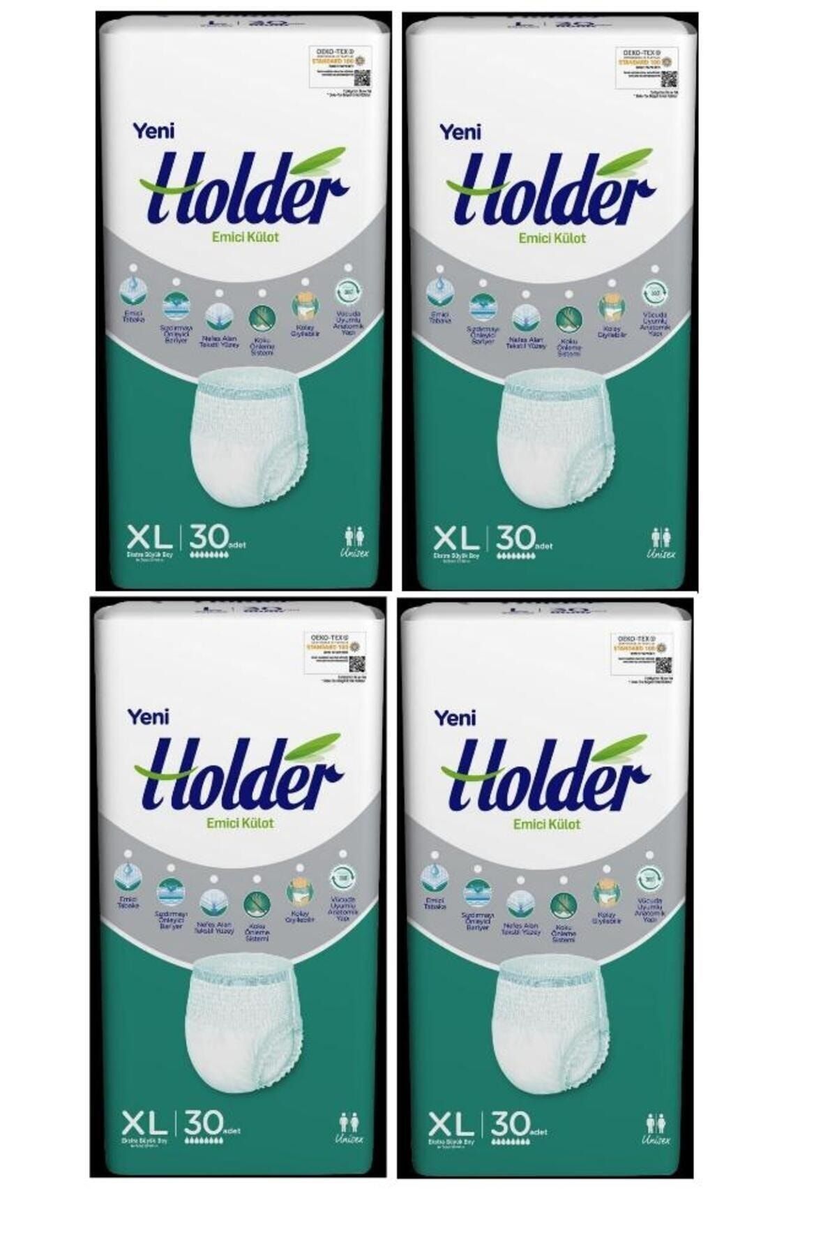 Holder Emici Külot Yetişkin Hasta Bezi X Large 30 x 4 Adet