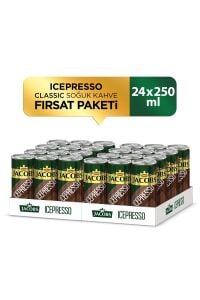 Jacobs Icepresso Classic Soğuk Kahve 24 Adet