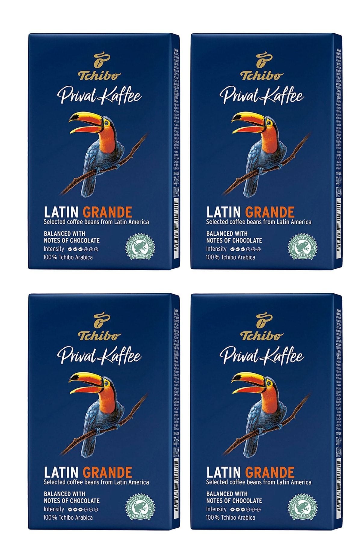 Tchibo Privat Kaffee Latin Grande Öğütülmüş Filtre Kahve 250 Gr *4 Adet