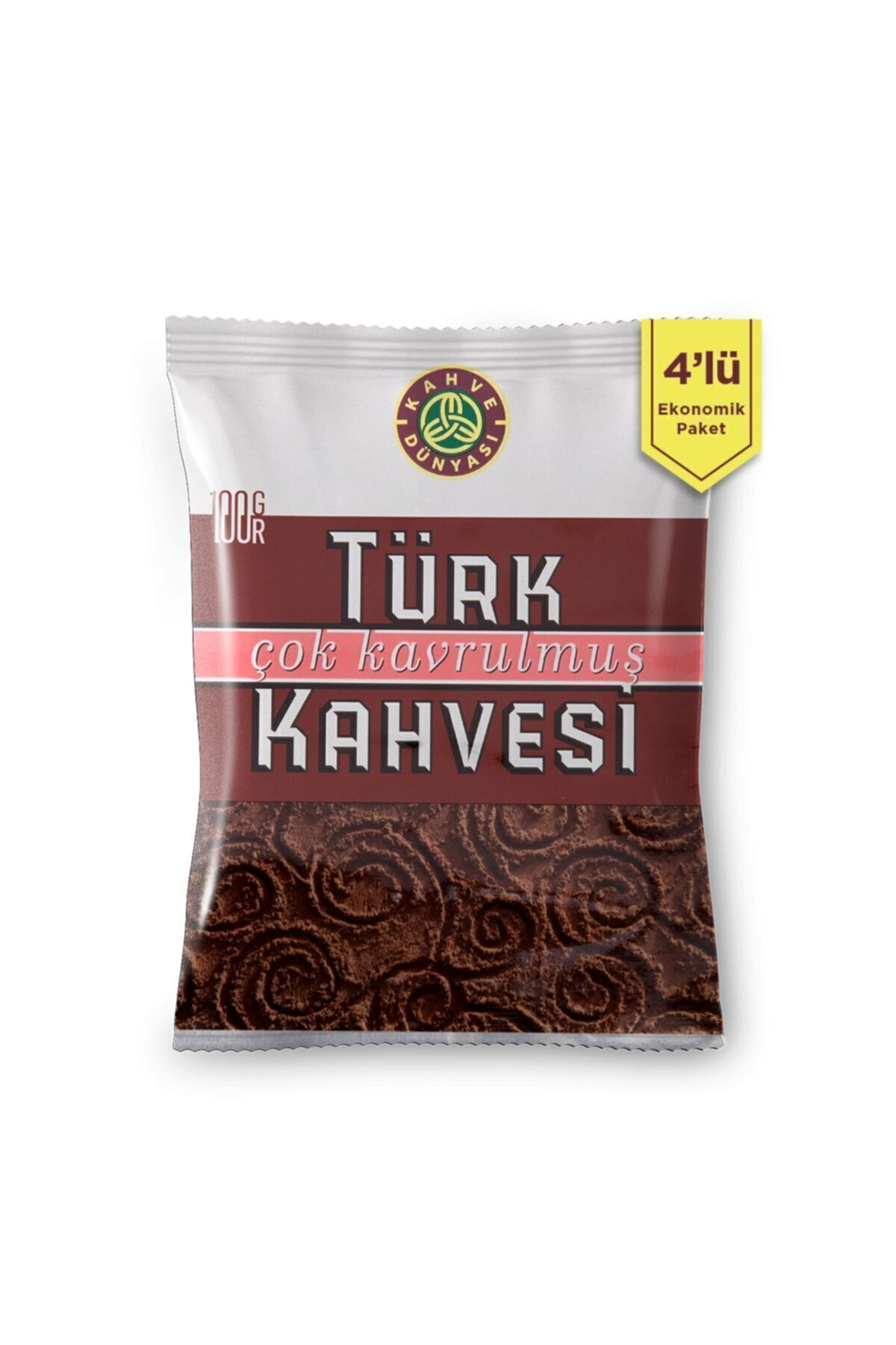 Kahve Dünyası Çok Kavrulmuş Türk Kahvesi 100 gr x 4 Adet