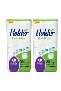 Holder Emici Külot Yetişkin Hasta Bezi Büyük Boy ( Large ) 30 x 2 Adet