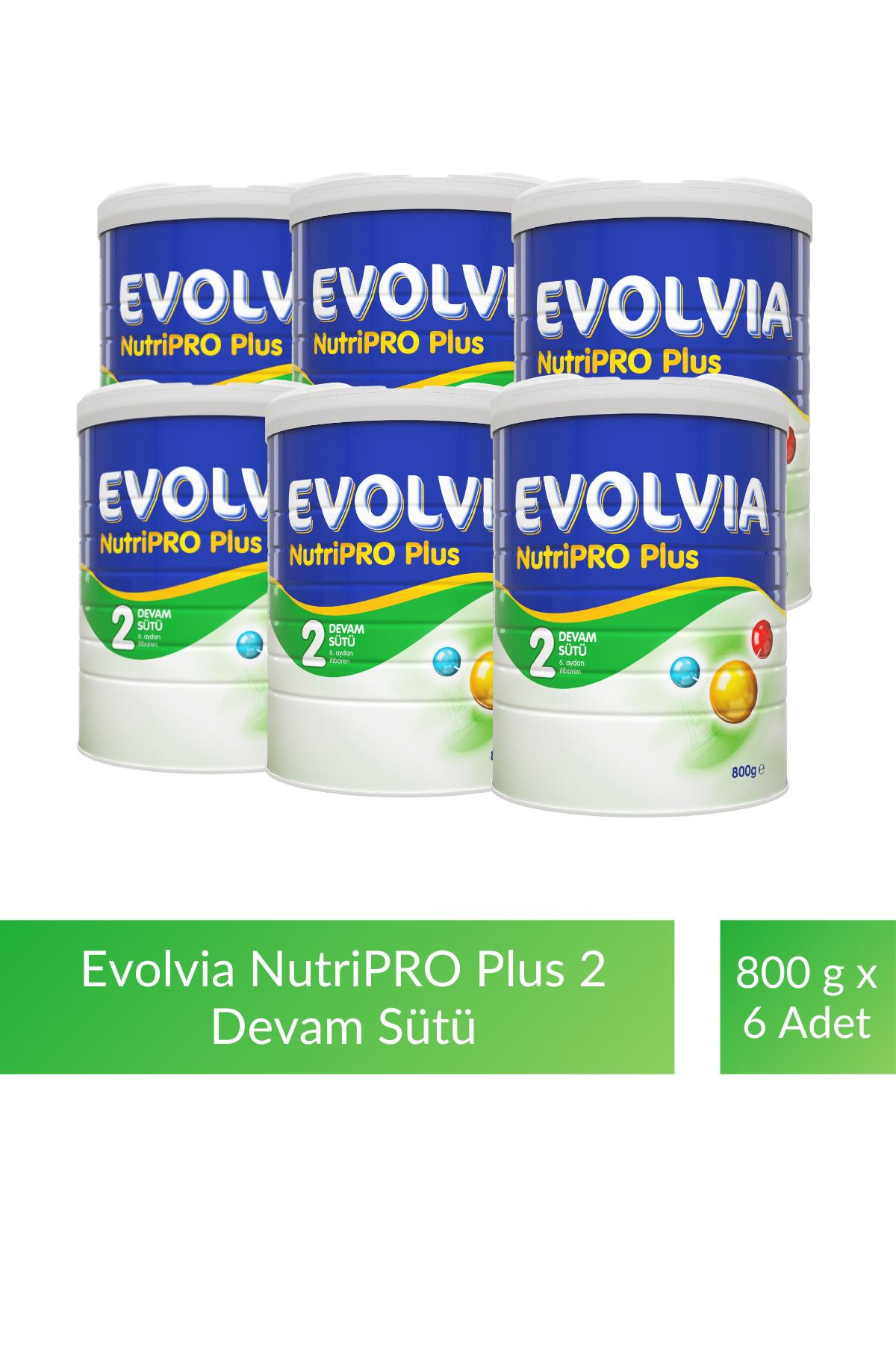 Evolvia NutriPRO Plus 2 Devam Sütü 800 gr x 6 Adet