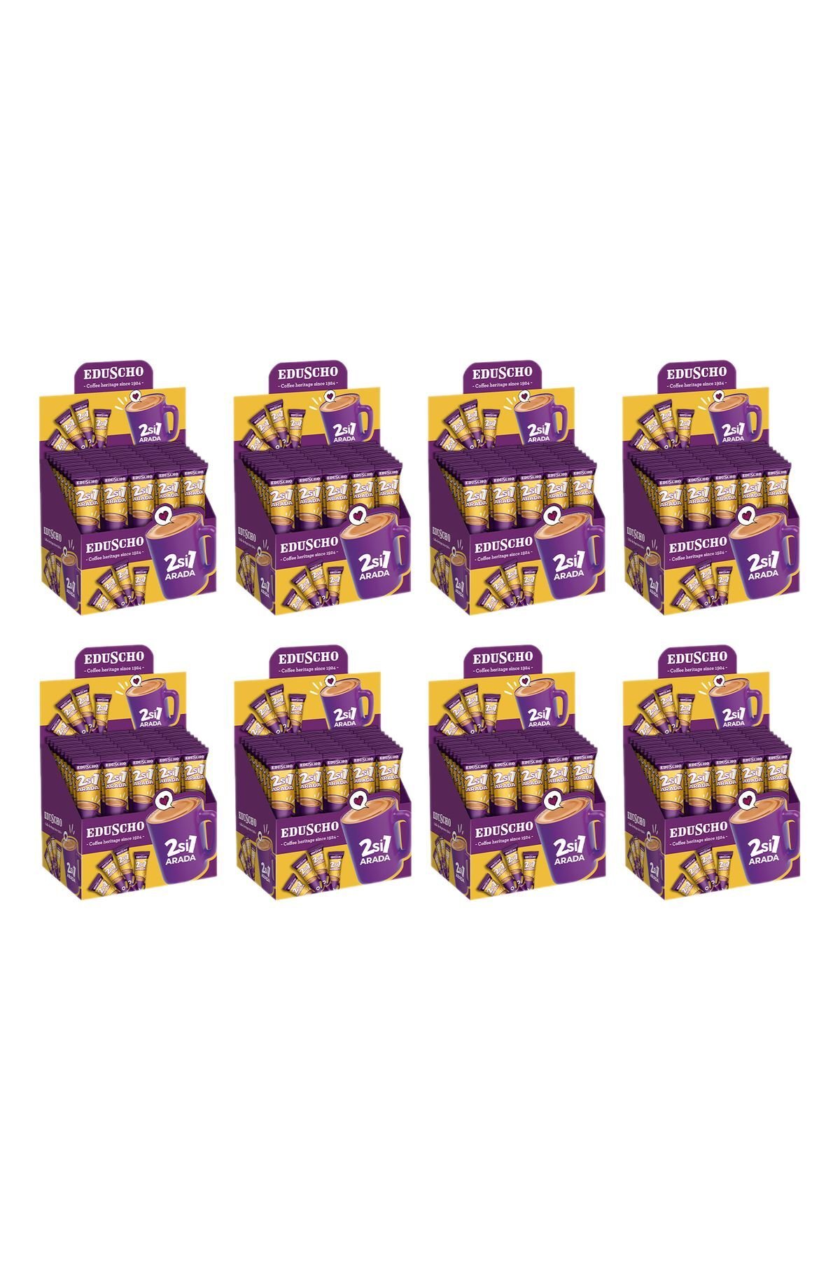 Tchibo Eduscho 2si1 Arada 24 LÜ KUTU ( 24 *11 gr ) x 8 Adet