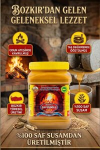 Odun Ateşinde Bozkır Tahini Kepeksiz 4 Lü Paket