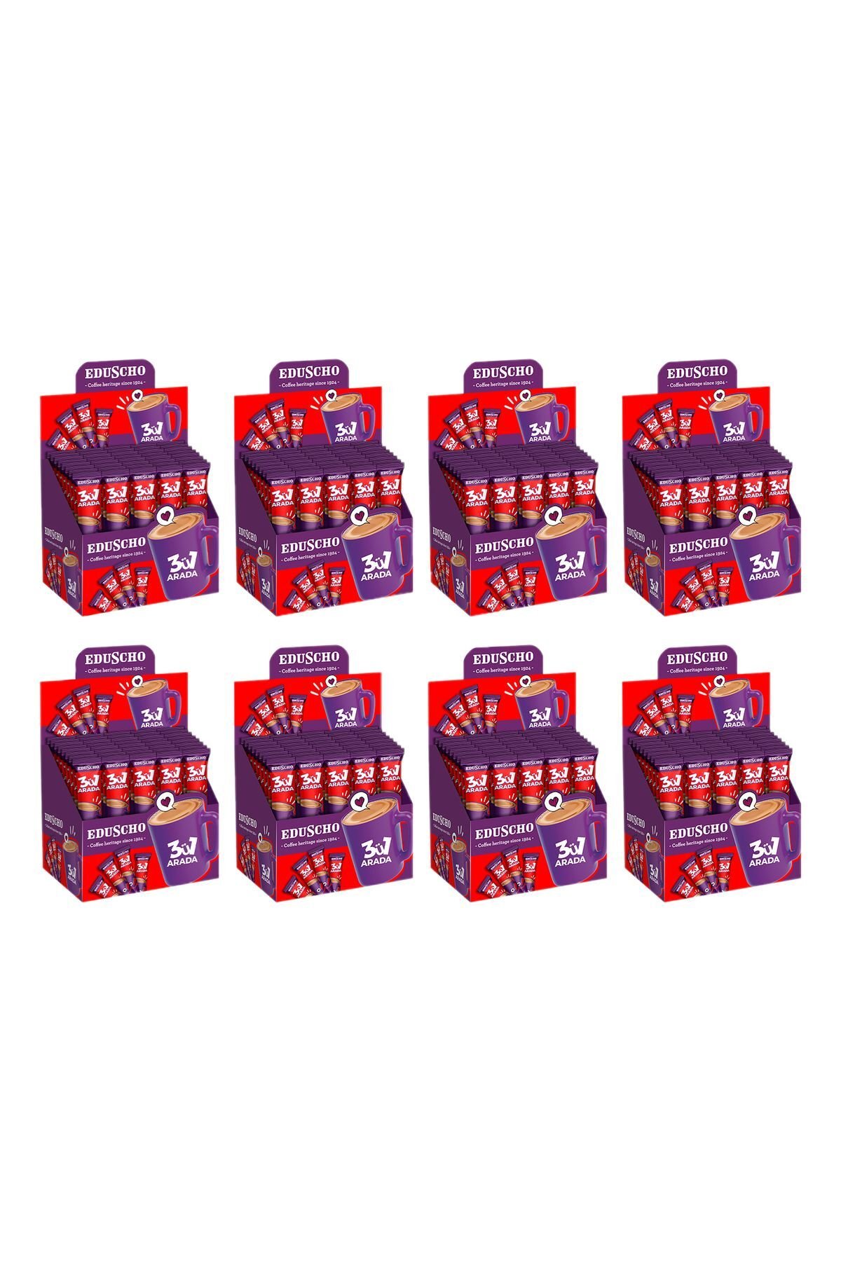 Tchibo Eduscho 3ü1 Arada 40 LI KUTU ( 40 * 17,5 gr ) x 8 Adet