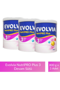 Evolvia NutriPRO Plus 3 Devam Sütü 800 gr x 3 Adet