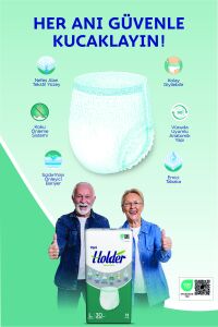 Holder Yetişkin Hasta Bezi Küçük Boy ( Large ) 30 x 4 Adet