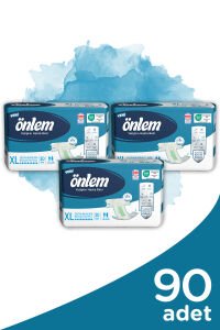 Önlem Hasta Bezi Bel Bantlı Tekstil Yüzey Xl Ekstra Büyük 90 Adet