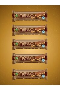 Kahve Dünyası Fındık Ezmesi ve Bütün Fındıklı Sütlü Çikolata 33 gr x 5 Adet