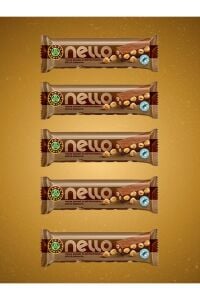 Kahve Dünyası Fındık Ezmesi ve Bütün Fındıklı Sütlü Çikolata 33 gr x 5 Adet