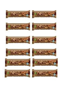 Kahve Dünyası Fındık Ezmesi ve Bütün Fındıklı Sütlü Çikolata 33 gr x 12 Adet