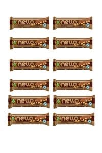 Kahve Dünyası Fındık Ezmesi ve Bütün Fındıklı Sütlü Çikolata 33 gr x 12 Adet