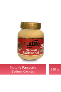 Nuttlife Parçacıklı Badem Kreması 330 gr