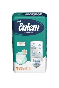 Önlem Yetişkin Emici Külot Bezi Orta Boy ( Medium ) 30 Adet x 4 Paket