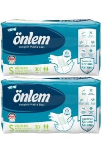 Önlem Hasta Bezi Bel Bantlı Tekstil Yüzey Small Küçük 60 Adet