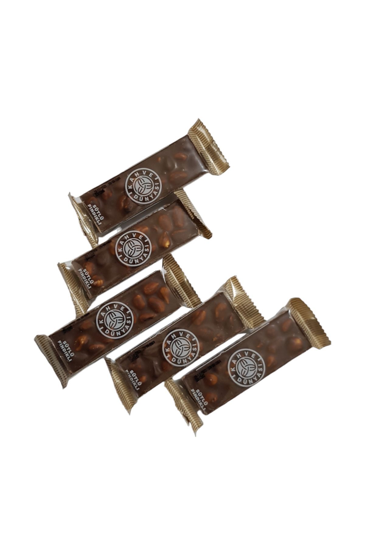 Kahve Dünyası Beyoğlu Sütlü Fındıklı Çikolata 30 gr x 5 Adet