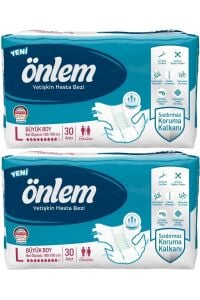 Önlem Belbantlı Tekstil Yüzey Large Büyük 60 Adet Hasta Bezi